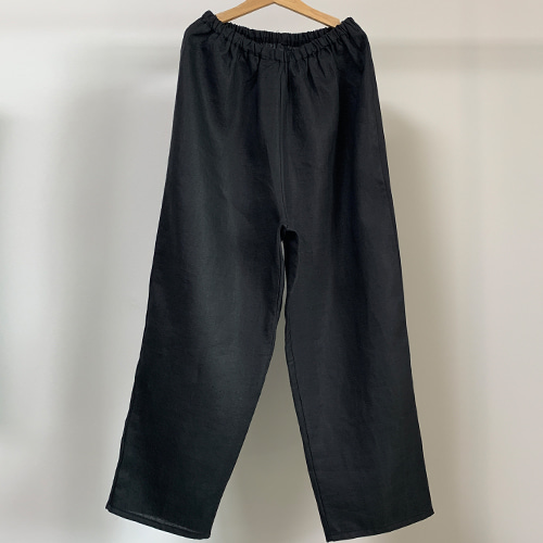 black linen pants 품절