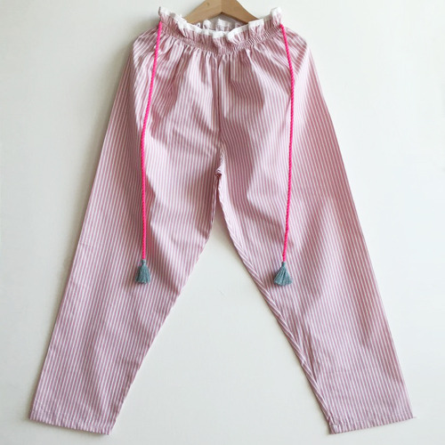 pink stripe pants