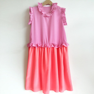 pink silk dress 품절