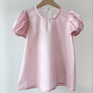 pink puff top